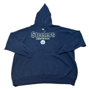 Pittsburgh Steelers hoodie men’s 2XL black sweatshirt sports nfl football